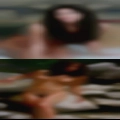 Naked woman doing crazy things