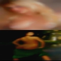 Swinging boobs face